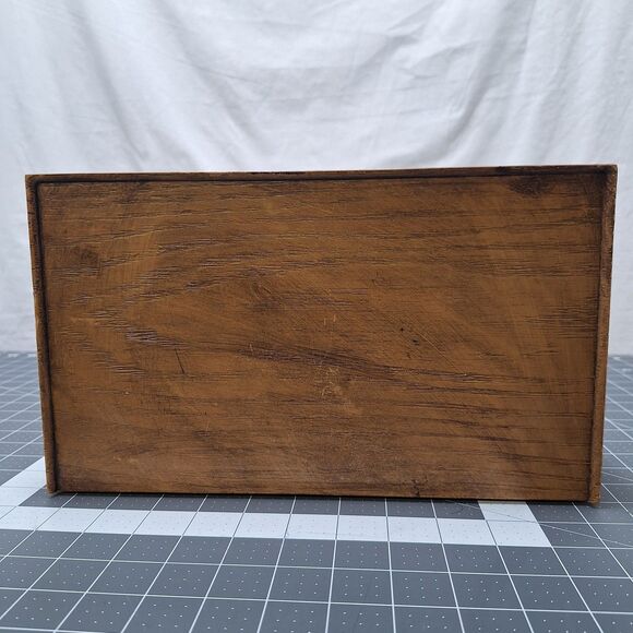 Vintage Lerner Desk Top Letter Mail File Holder Organizer Faux Wood Ornate USA - Picture 6 of 16